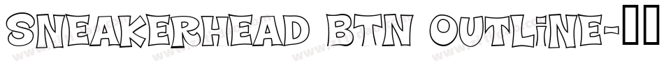 Sneakerhead BTN Outline字体转换